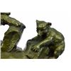 Image 2 : Mother Bear and Cub Bronze Sculpture on marble base Figure