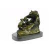 Image 7 : Mother Bear and Cub Bronze Sculpture on marble base Figure