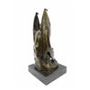 Image 7 : Bronze Statue on marble base Lucifer Demon Fallen Angel Satan sculpture