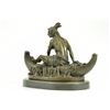 Image 4 : Indian Native American Elegant Classic Bronze sculpture on Marble base Statue