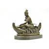 Image 7 : Indian Native American Elegant Classic Bronze sculpture on Marble base Statue