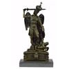 Image 1 : Archangel St Michael Bronze sculpture on Marble base Statue