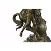 Image 2 : Peruses and Pegasus Greek Mythology Hero Bronze Statue on marble base Sculpture