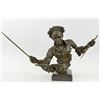 Image 1 : Amazing Lost Cast Bronze Drum Set Figurine on Marble base Statue