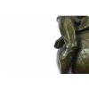 Image 2 : A man Resting On Top Of The World Bronze Sculpture on Marble Base Statue