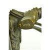 Image 2 : Gun Revolver Wyatt Earp Western Bronze Statue on Marble base Figurine