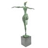 Image 8 : Contemporary Bronze Sculpture Abstract on marble base Figurative Female