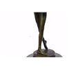 Image 2 : Art Nouveau Original Milo Prima Ballerina Bronze Sculpture on Marble Base Statue