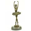 Image 1 : 12"Tall Classical Dancer Ballerina Bronze Sculpture on marble base Figure