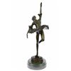 Image 1 : Ballerina dancer Bronze Statue on marble base Sculpture