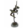 Image 8 : Ballerina dancer Bronze Statue on marble base Sculpture