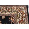 Image 2 : gorgeously contrasted dark toned tabriz design rug