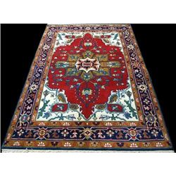 eye catching beautiful heriz design rug