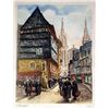 Image 2 : Darling and Captivating Colored Litho of Breton, French Town