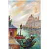 Image 2 : Enchanting Large Oil on Canvas, Signed View of Venice