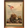 Image 1 : Marines on MT. Suribachi, print and first issue stamp