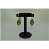 Image 2 : Green aqeeq and pearl Earring