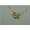 Image 2 : 18K gold freedom with chain handmade Necklace