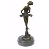 Image 8 : Bronze Graceful Ballerina Ballet Sculpture (10"X4")