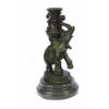 Image 8 : Elegant Elephant Candle Holder Bronze Sculpture (8"X4")