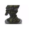 Image 2 : Beautiful Pure Hotcast Bronze Owl Statue (6"X3")