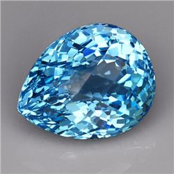 Natural Swiss Blue Topaz 33.25 carats - VVS