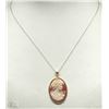 Image 1 : #2-14K GOLD CAMEO NECKLACE