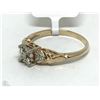 Image 2 : #3-14K GOLD DIAMOND RING