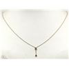 Image 1 : #17-14K GOLD DIAMOND NECKLACE