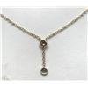 Image 2 : #17-14K GOLD DIAMOND NECKLACE