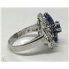 Image 2 : #24-STERLING SILVER SAPPHIRE RING