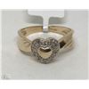 Image 1 : #29-10K GOLD DIAMOND(0.14CT) RING