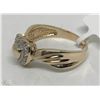 Image 2 : #29-10K GOLD DIAMOND(0.14CT) RING