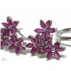 Image 3 : #30-STERLING SILVER RUBY SET