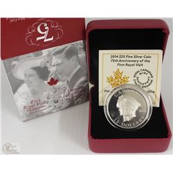 30) RCM 2014 $25 ULTRA-HIGH RELIEF FINE SILVER