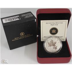 34)NUMBERED SILVER MAPLE COIN