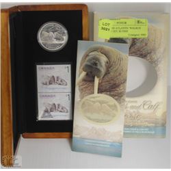 19) RCM THE ATLANTIC WALRUS AND CALF SET. $5 FINE