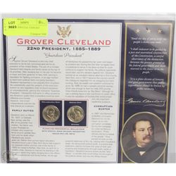 29) US PRESIDENTIAL COIN SET 1885-1889