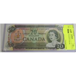 13)1969 $20 BRILLIANT COLOR