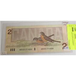 10) BIRD SERIES REPLACEMENT NOTE $2
