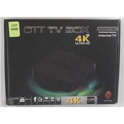 NEW 4K ANDROID TV BOX MULTIMEDIA GATEWAY