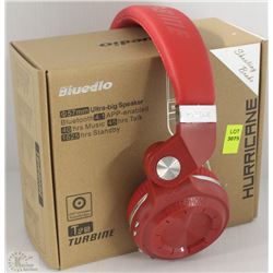 NEW BLUEDIO OVER EAR HURRICANE HEADPHONES
