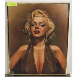 106) FRAMED MARILYN MONROE PICTURE-SOME SCRATCHES