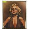 Image 1 : 106) FRAMED MARILYN MONROE PICTURE-SOME SCRATCHES