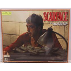 105) FRAMED SCARFACE POSTER
