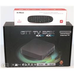 NEW ANDROID TV BOX MULTIMEDIA GATEWAY W/ AIR MOUSE