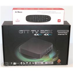 NEW ANDROID TV BOX MULTIMEDIA GATEWAY W/ AIR MOUSE