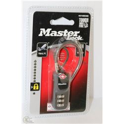 NEW FR MASTERLOCK CABLE STYLE LOCK