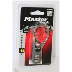 NEW FR MASTERLOCK CABLE STYLE LOCK