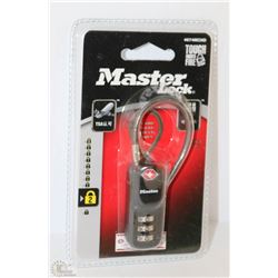 NEW FR MASTERLOCK CABLE STYLE LOCK